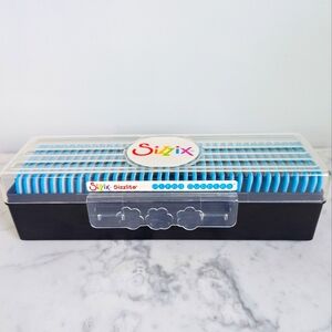 Sizzix Sizzlits Alpha Bubble Die Cut Alphabet Set Scrapbooking Crafting & Case